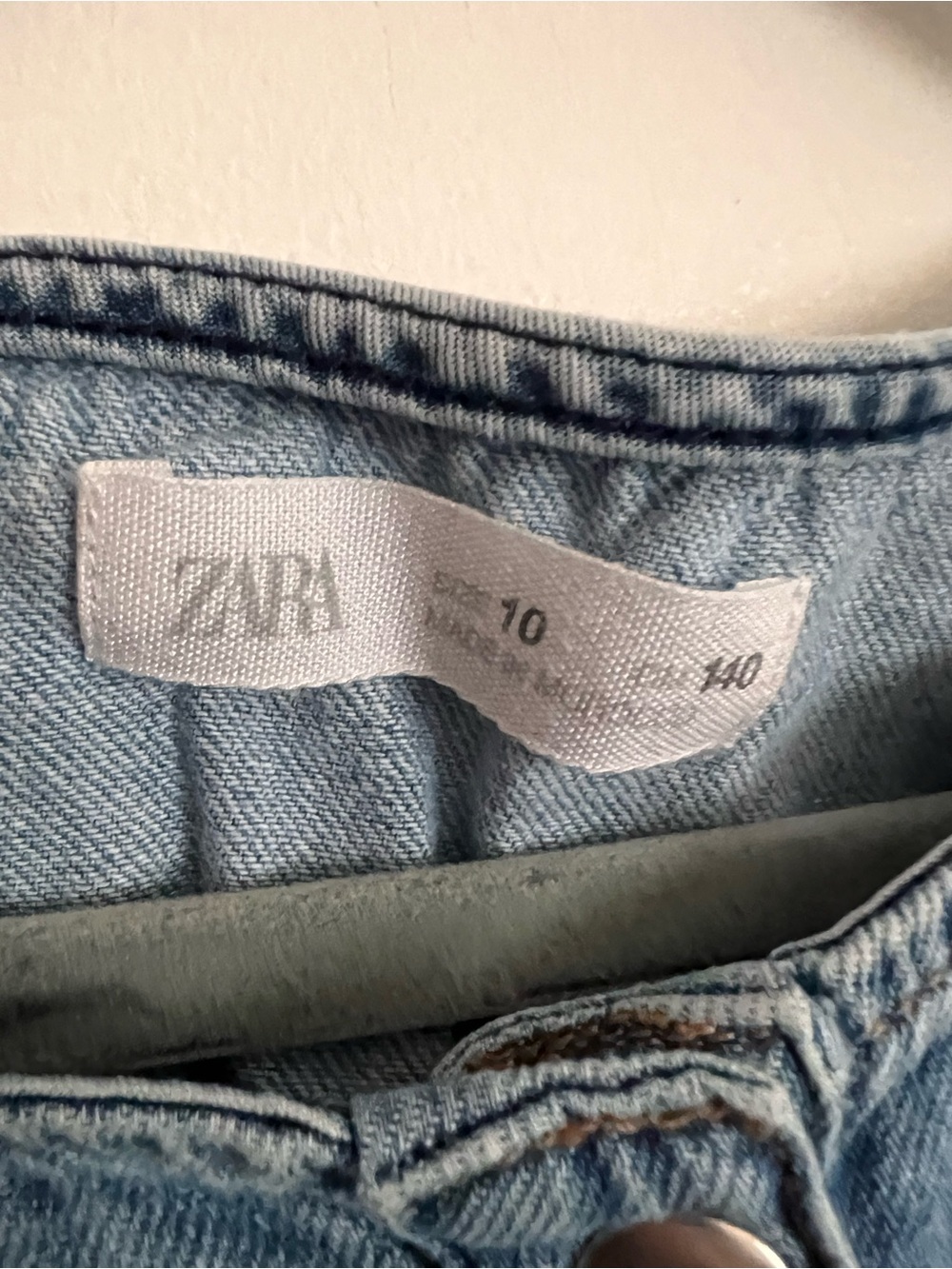 Zara Light Blue Denim Jumpsuit - Picture 5 of 8
